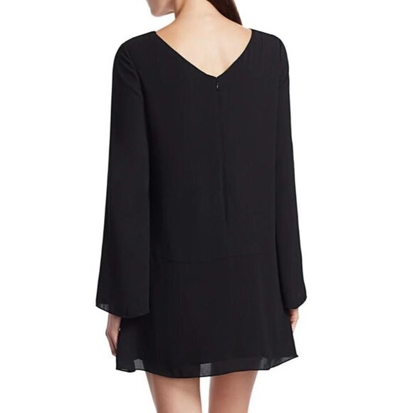 Cinq a sept Cecil black long sleeve twist mini dress - Picture 2 of 10